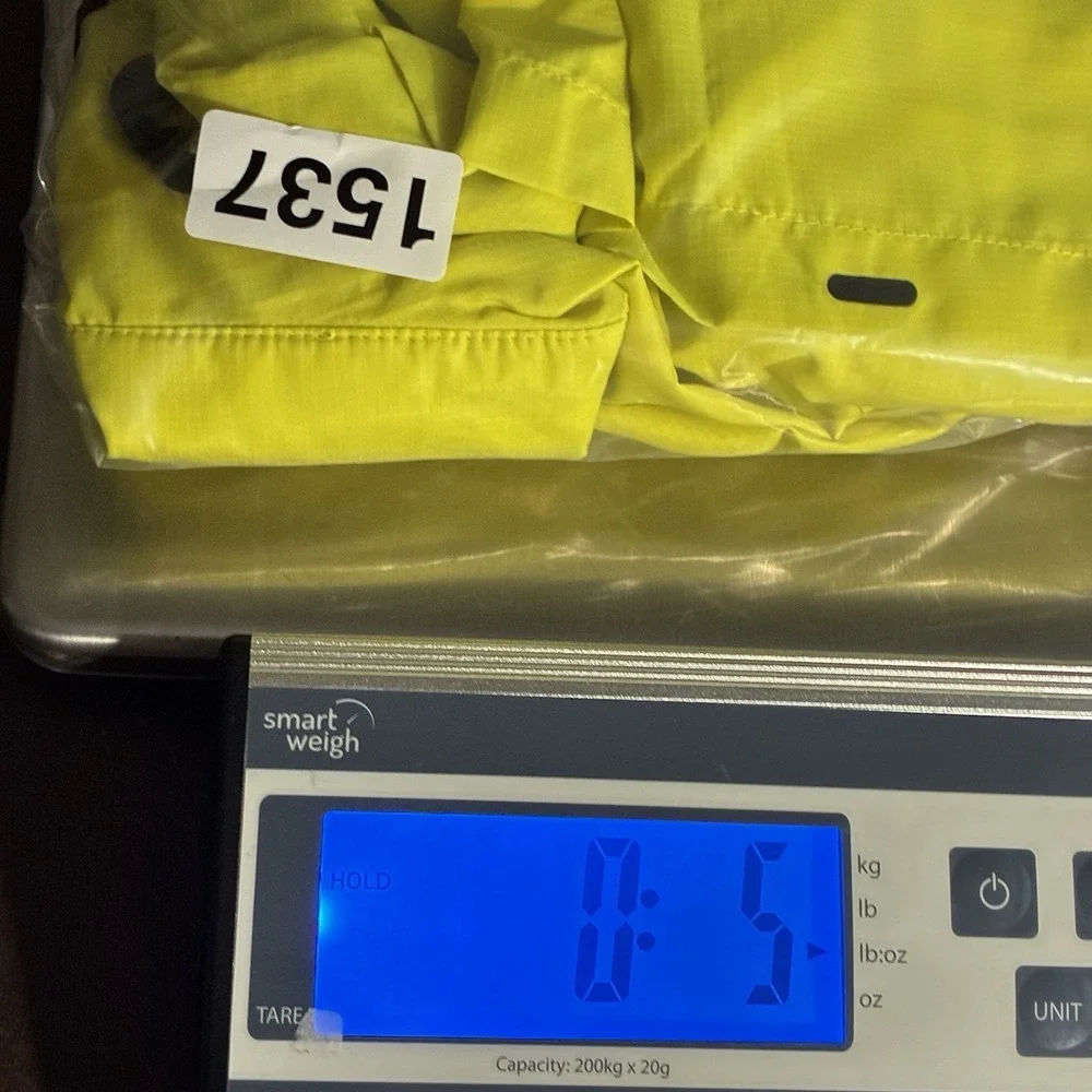 Reebok CrossFit Windbreaker Jacket Neon Yellow Women's XS Full Zip Athletic